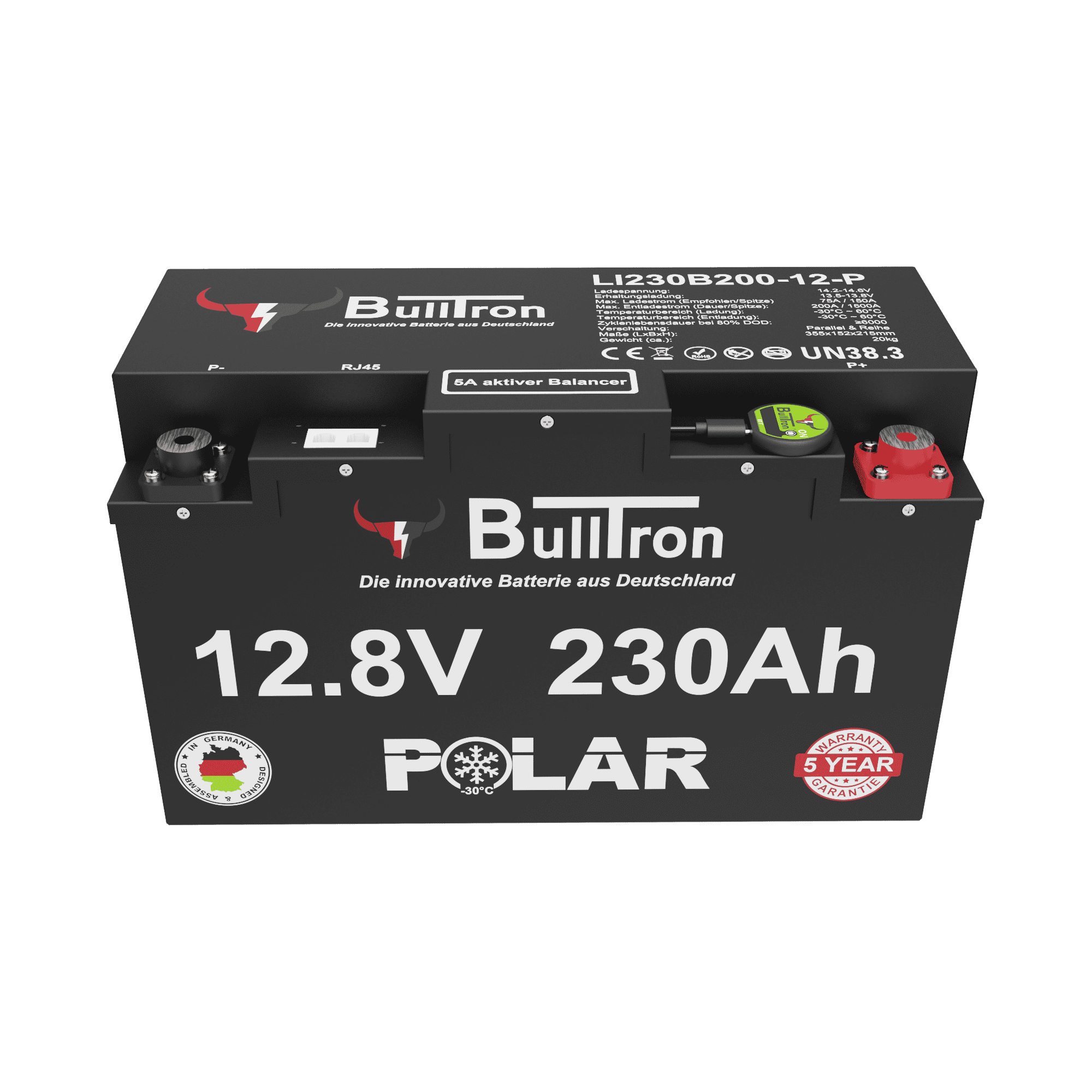 230Ah 12V front top 1