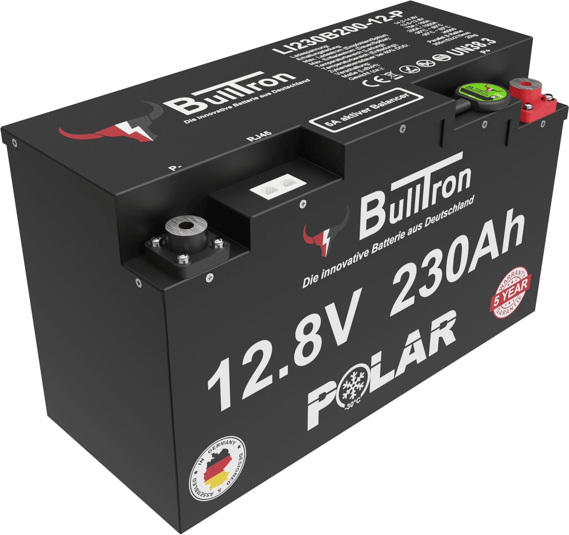 230Ah 12V front top left