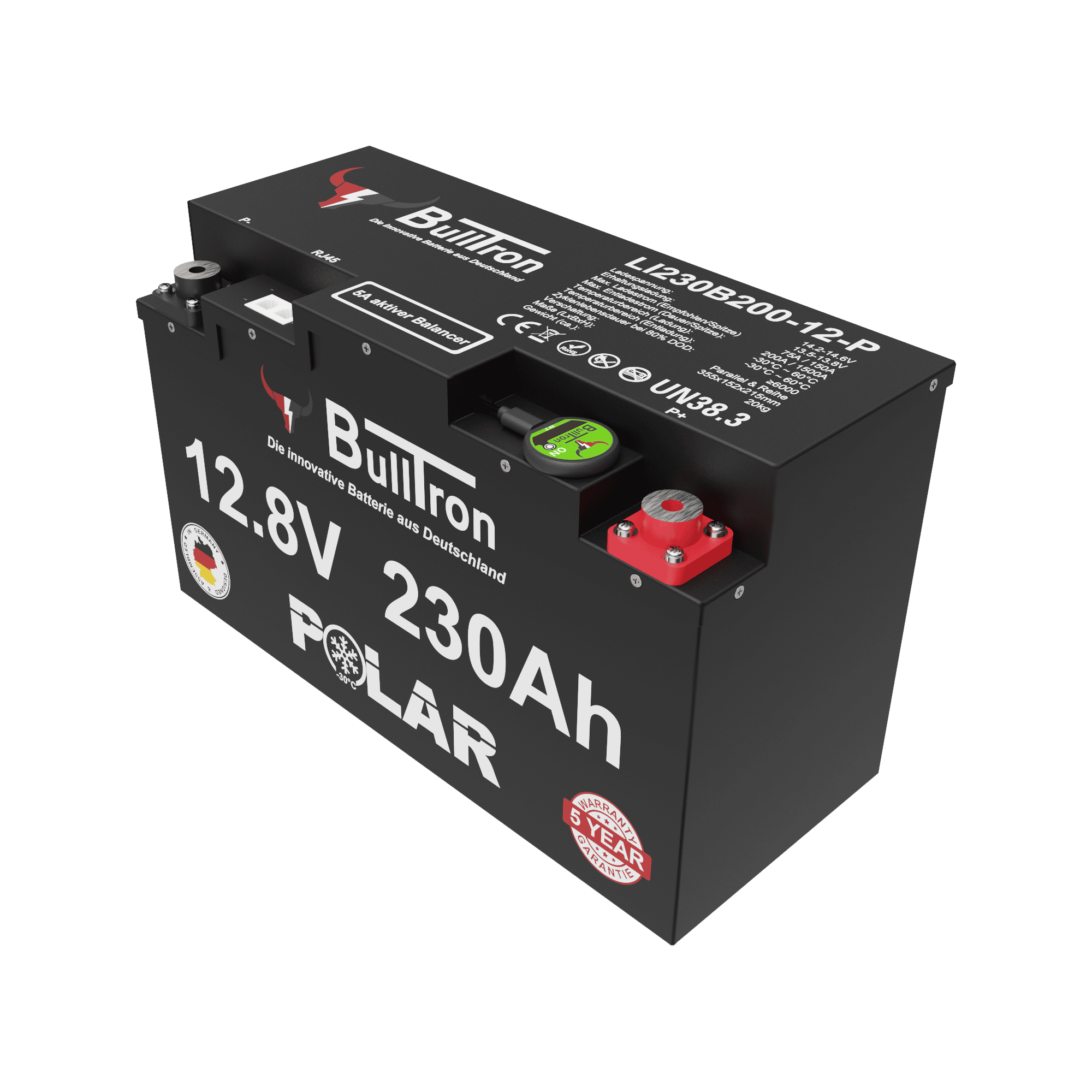 230Ah 12V front top right