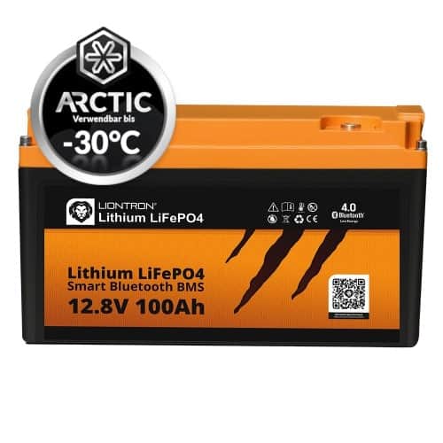 Liontron 100Ah 12V LiFePO4 ARCTIC Batterie Wohnmobil BMS mit App