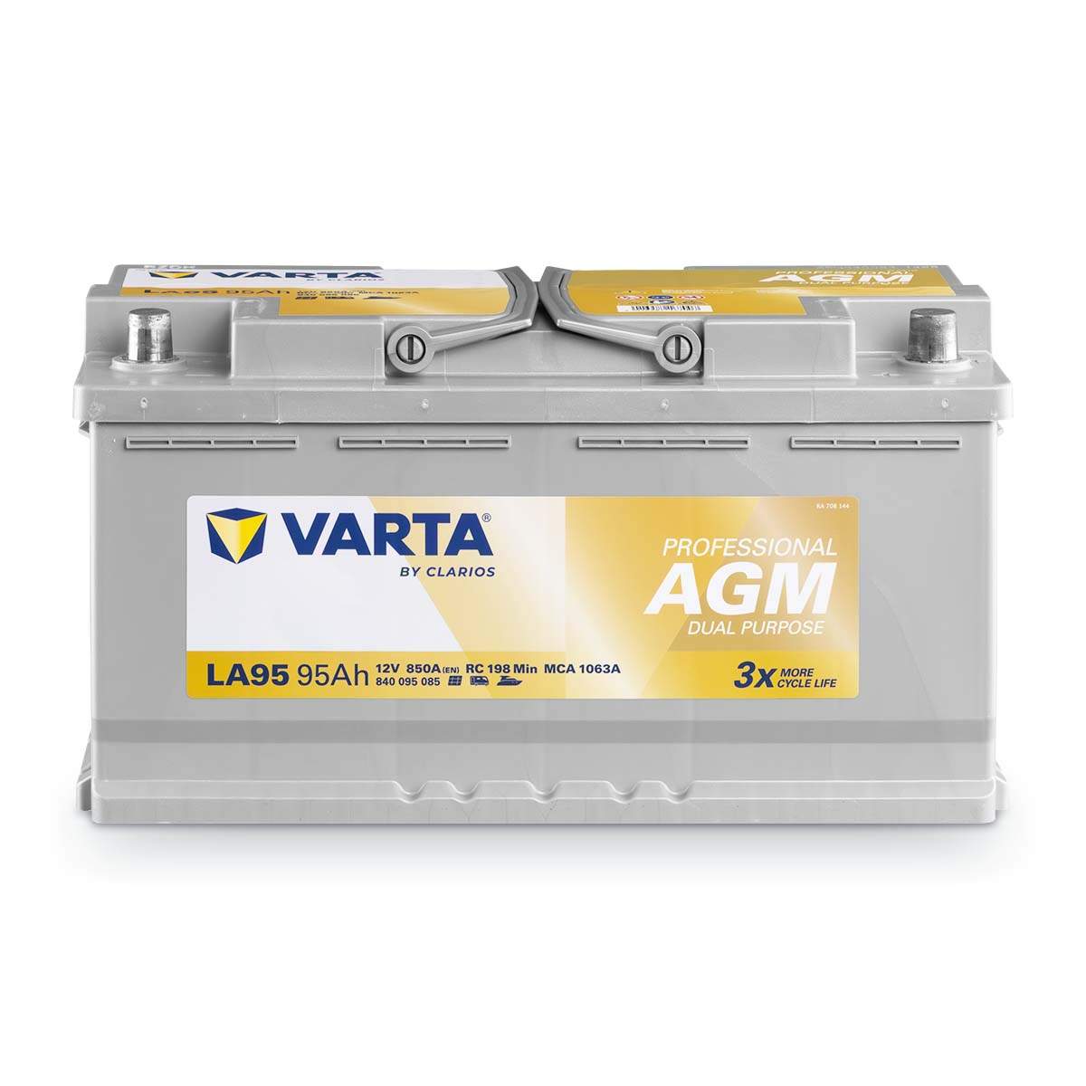 varta la95 professional agm batterie 12v 95ah 16901 02 jpg