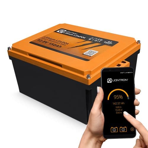 LIONTRON LiFePO4 12.8V 150Ah LX Smart BMS mit Bluetooth Arctic Wohnmobil-Untersitz-Batterie