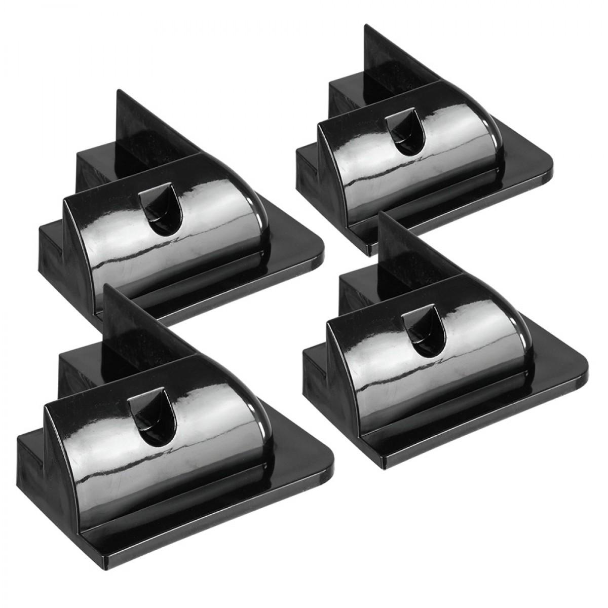 ABS Eckprofil Set Heavy Duty schwarz 150x150mm