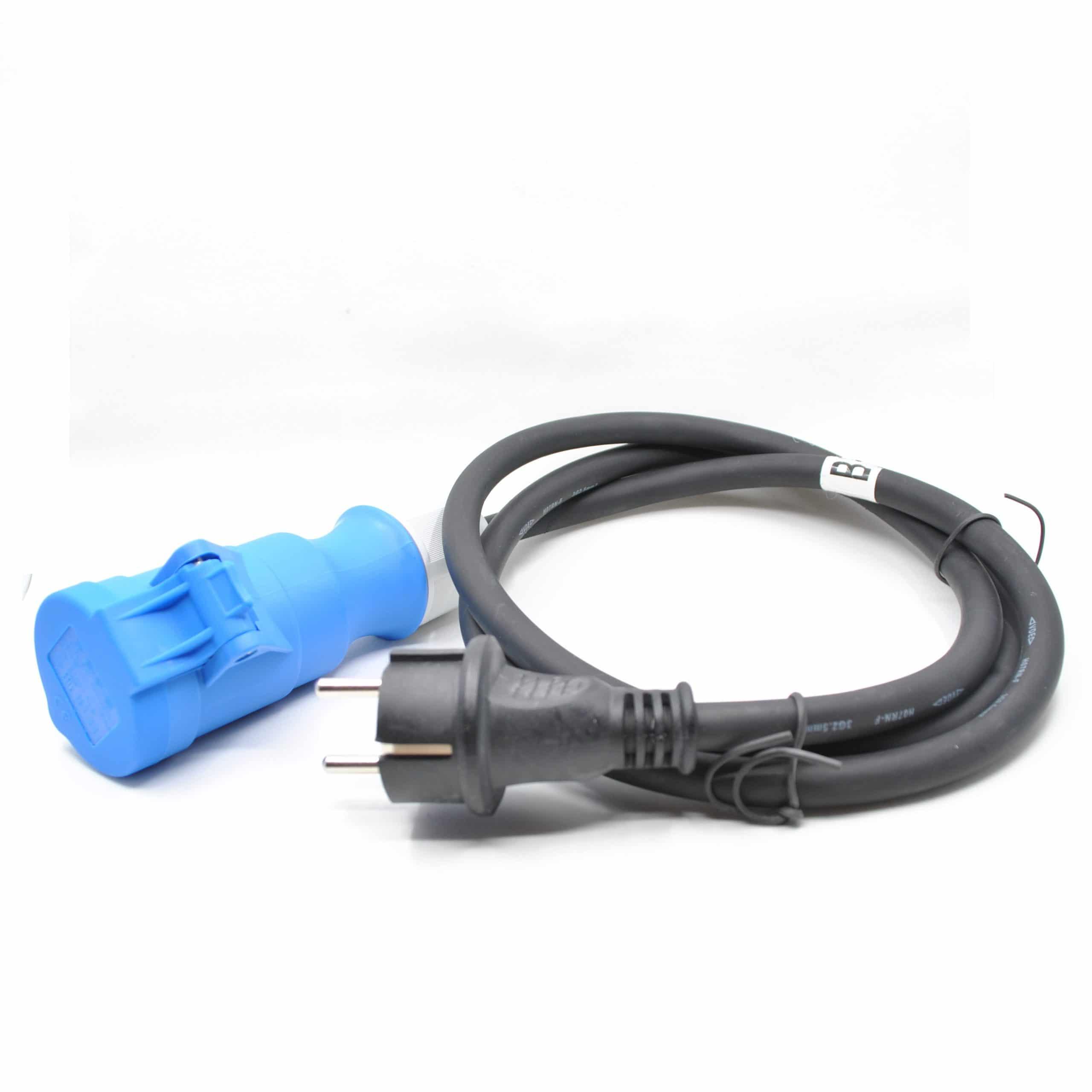 CEE-EURO-Adapterleitung Stecker Caravan