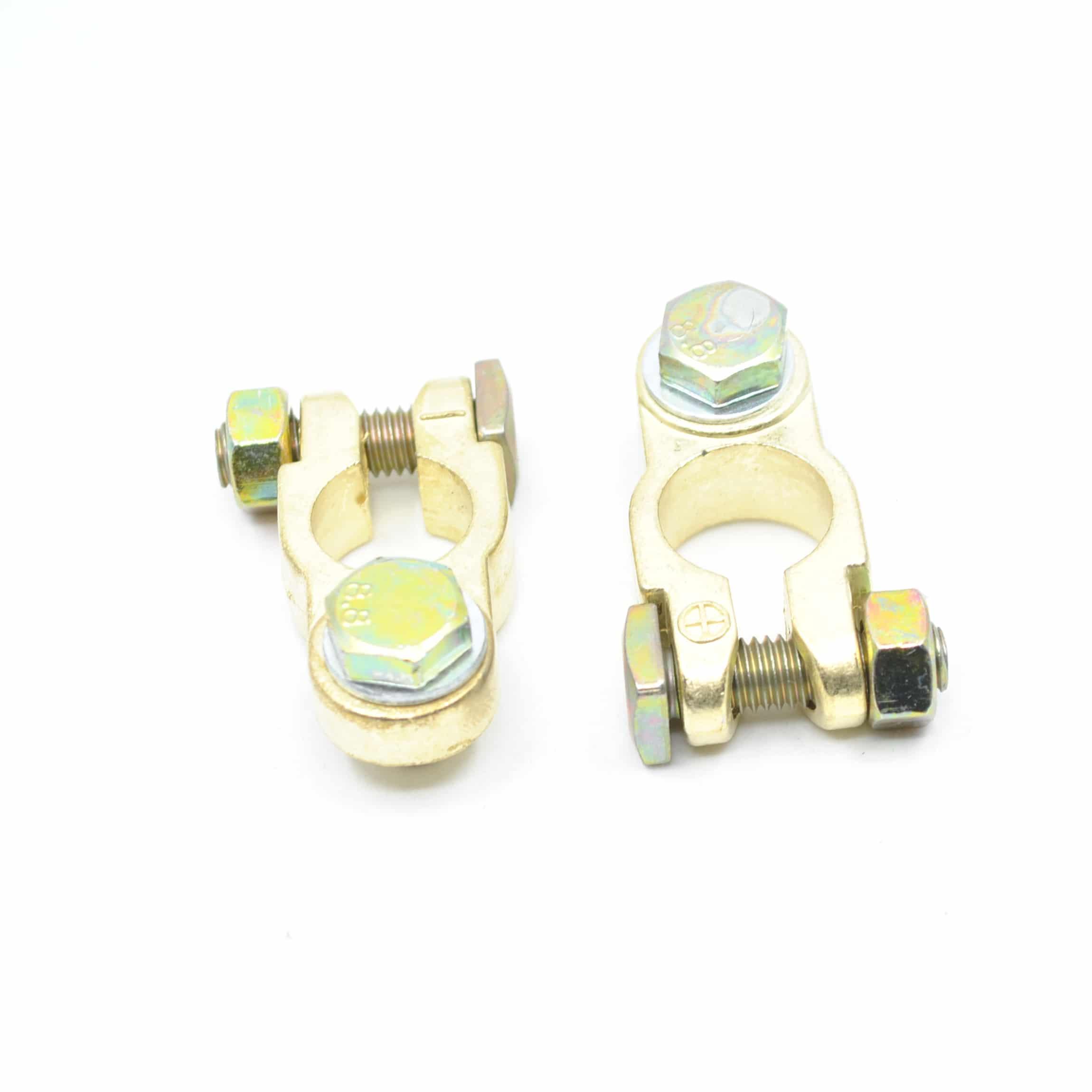 Batterie-Polklemmen, 2er Set, Plus und Minus