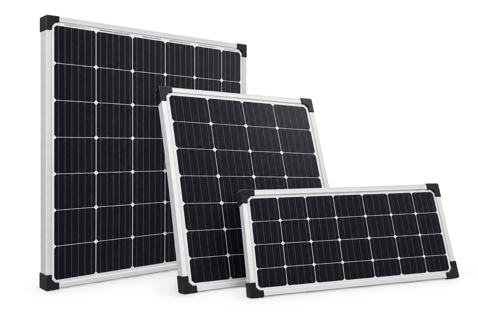 Gerahmte Solarmodule