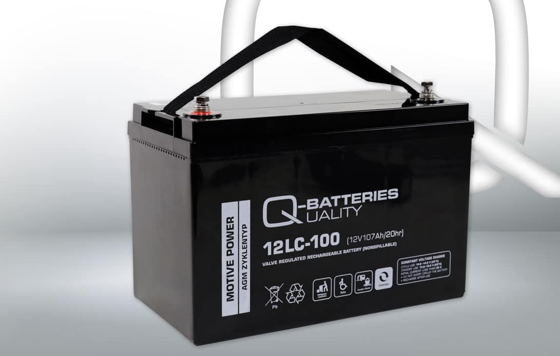 AGM Versorgungsbatterie Deep Cycle 107Ah