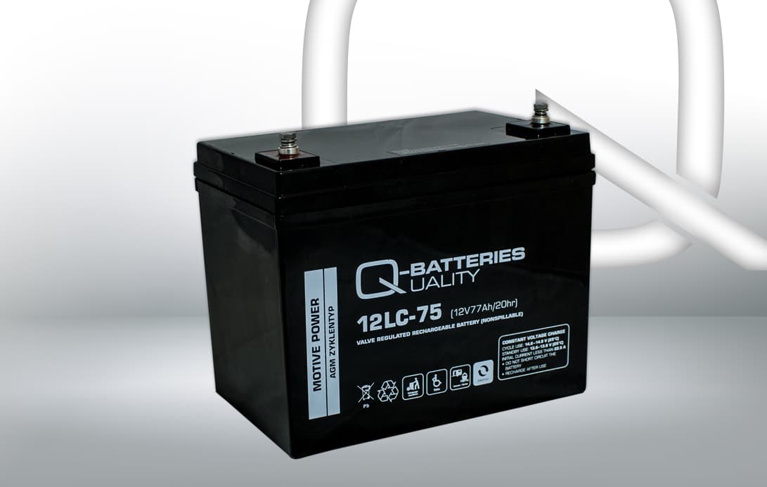 AGM Versorgungsbatterie Deep Cycle 77Ah