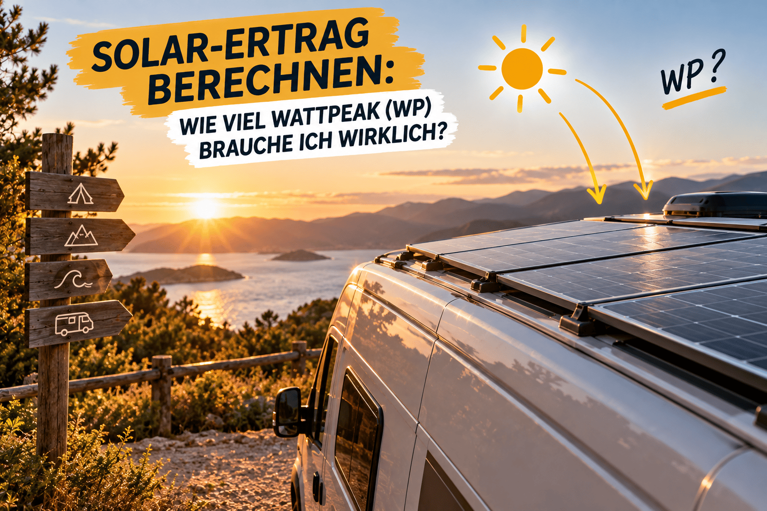 Solar-Ertragsberechnung: Wie viel Wattpeak (Wp) brauche ich wirklich für mein Nutzungsverhalten?