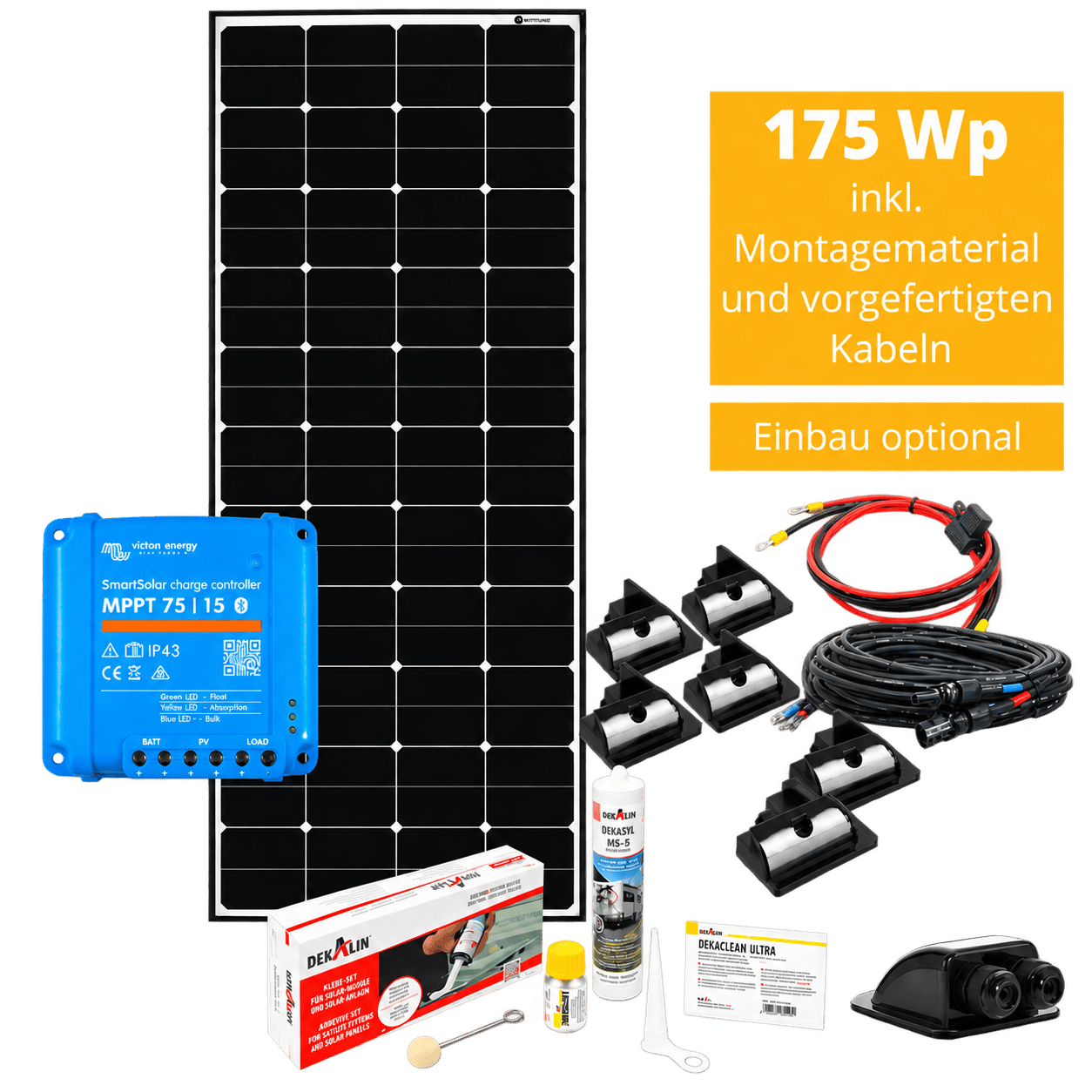 Solar Komplettset MIDI für Wohnmobil & Camper