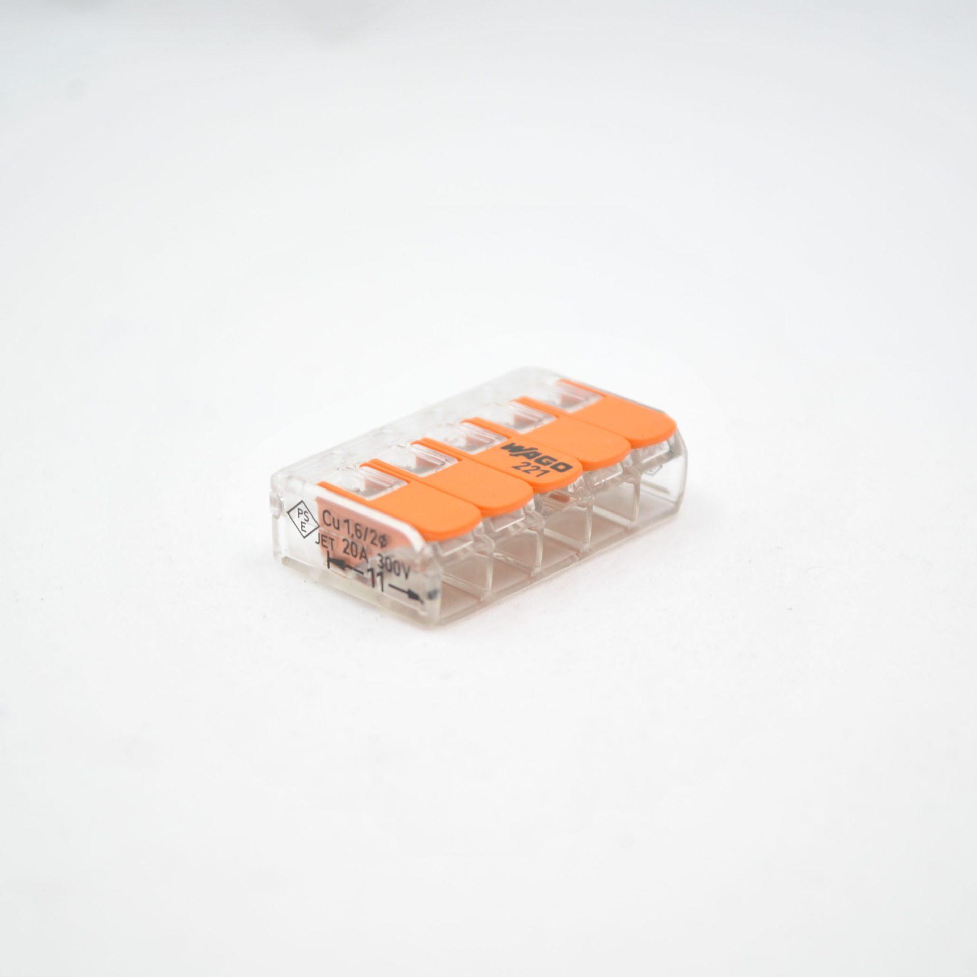 Verbindungsklemmen 0,1-4mm² 5polig