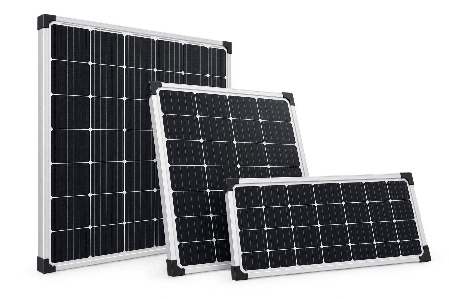 Gerahmte Solarmodule