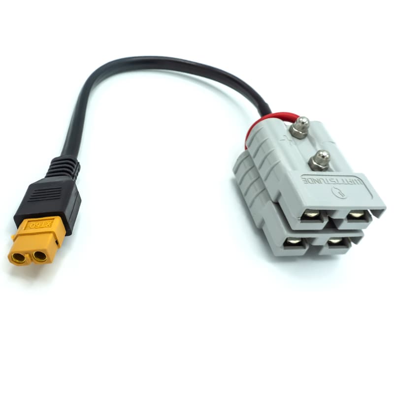AK-XT60-A50.2-S WATTSTUNDE SunFolder zu EcoFlow Y-Serien-Stecker