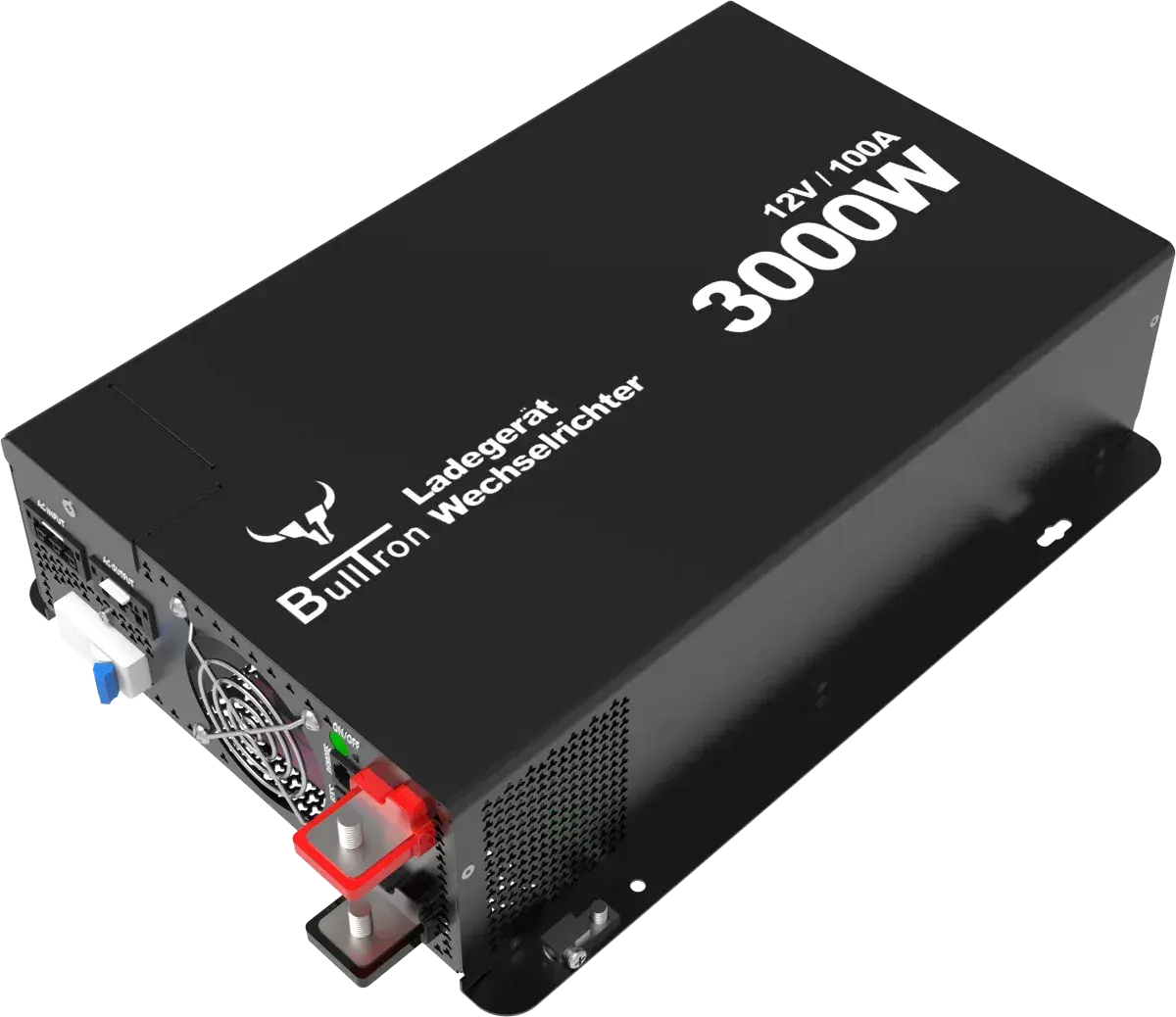 BullTron Combi (3000W Wechselrichter + 100A Ladegerät) mit Fernbedienung