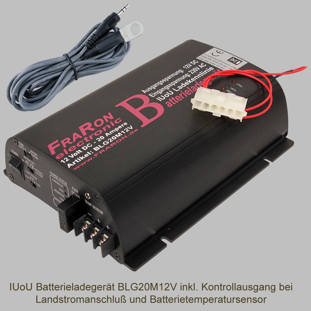 20A 12V Batterie Ladegerät - Hochwertige Profi Batterie Ladegeräte -  CamperSolar GmbH