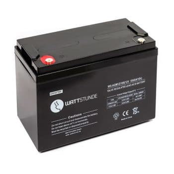 MarineExpert AGM Batterie 12v 100Ah Bootsbatterie akku Solar Batterien  Verbraucherbatterie Wohnwagen Versorgungsbatterie Deep Cycle Batterie  Wohnmobil