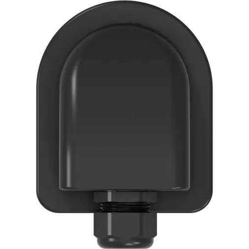 Kabel Dachdurchführung 2-fach-Kunststoff Farbe schwarz