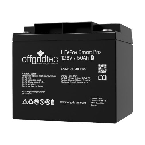 Lithium Versorgungsbatterie 50Ah Offgridtec