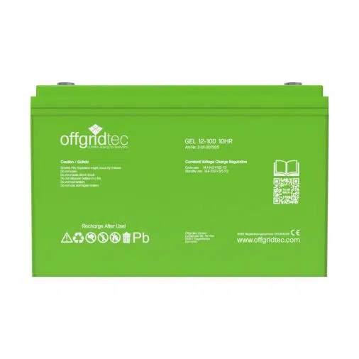 80Ah Gel-Akku 12V Offgridtec C20 Gelbatterie
