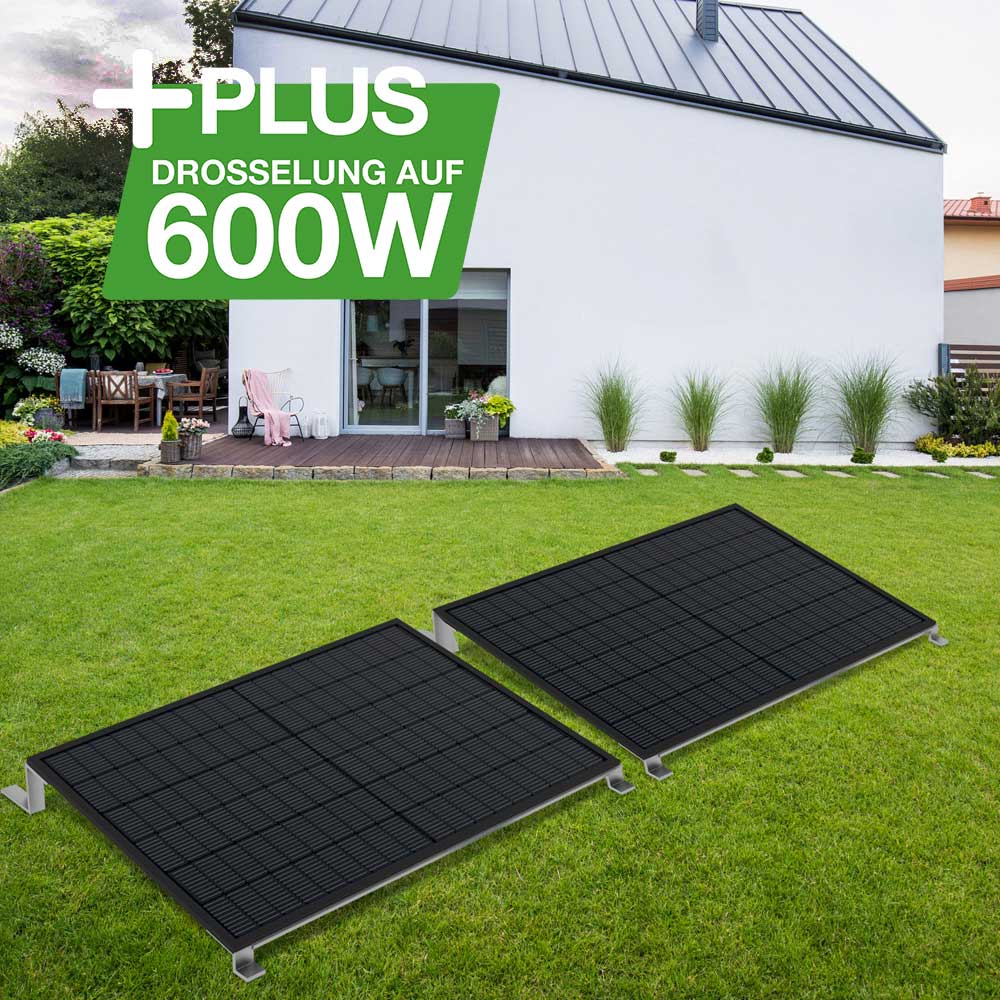 Green Solar SKW Boden Solaranlage Duo 820/800 Watt Einzelmontage PLUS -  CamperPower