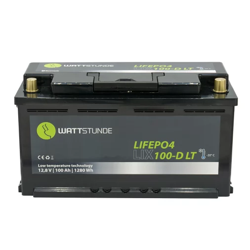 wattstunde lithium 12v 100ah lifepo4 batterie lix12 100d lt din