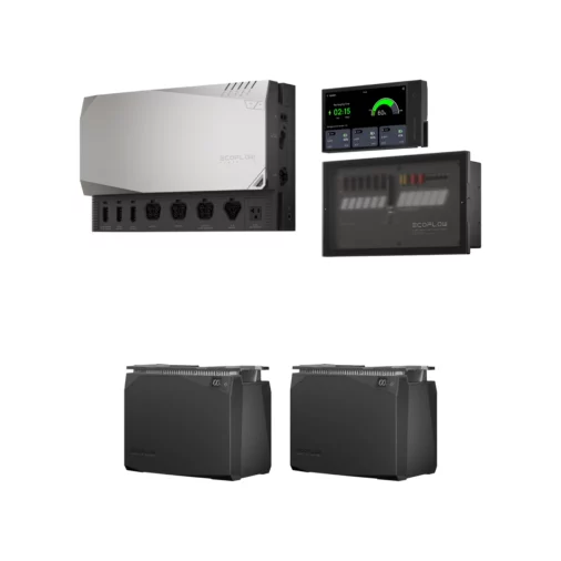 ecoflow independence kit mit power hub distribution panel monitor kabelpaket und akku im set 10 kwh