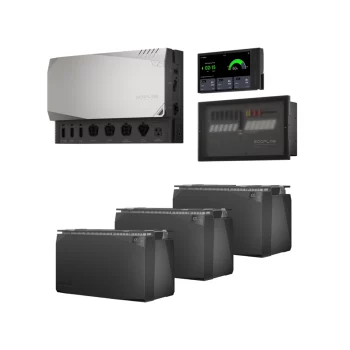 ecoflow independence kit mit power hub distribution panel monitor kabelpaket und akku im set 15 kwh