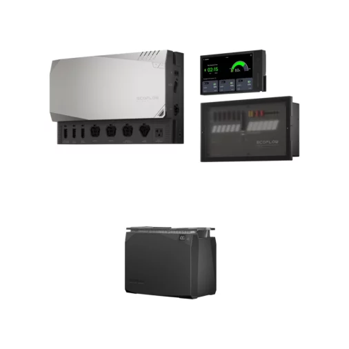 ecoflow independence kit mit power hub distribution panel monitor kabelpaket und akku im set 2 kwh