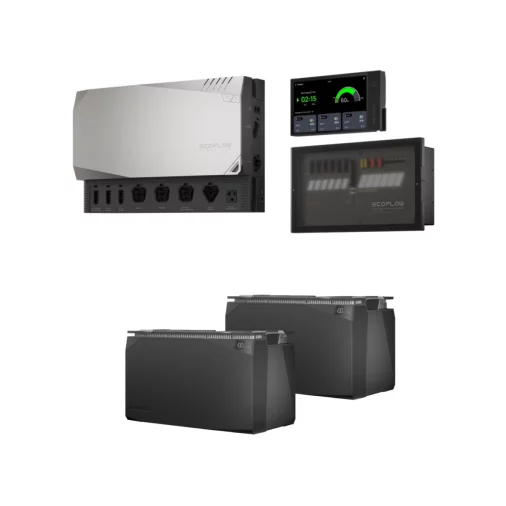 ecoflow independence kit mit power hub distribution panel monitor kabelpaket und akku im set 4 kwh